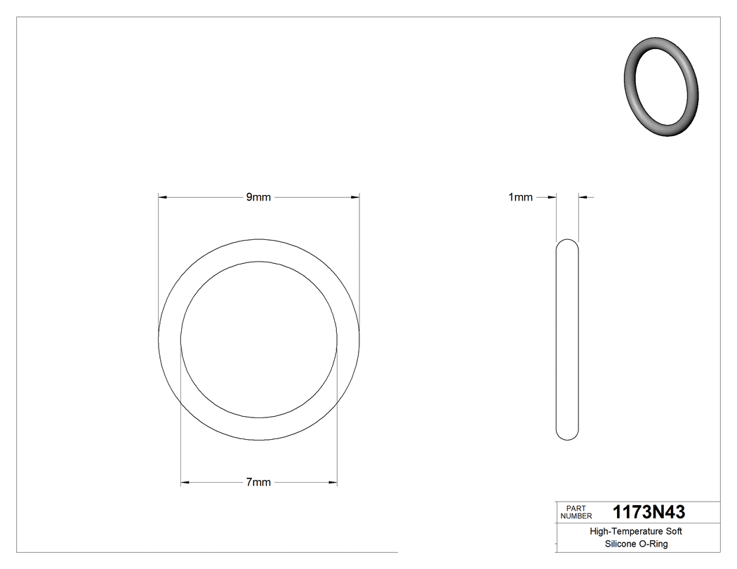 Technical drawing - 1173N43